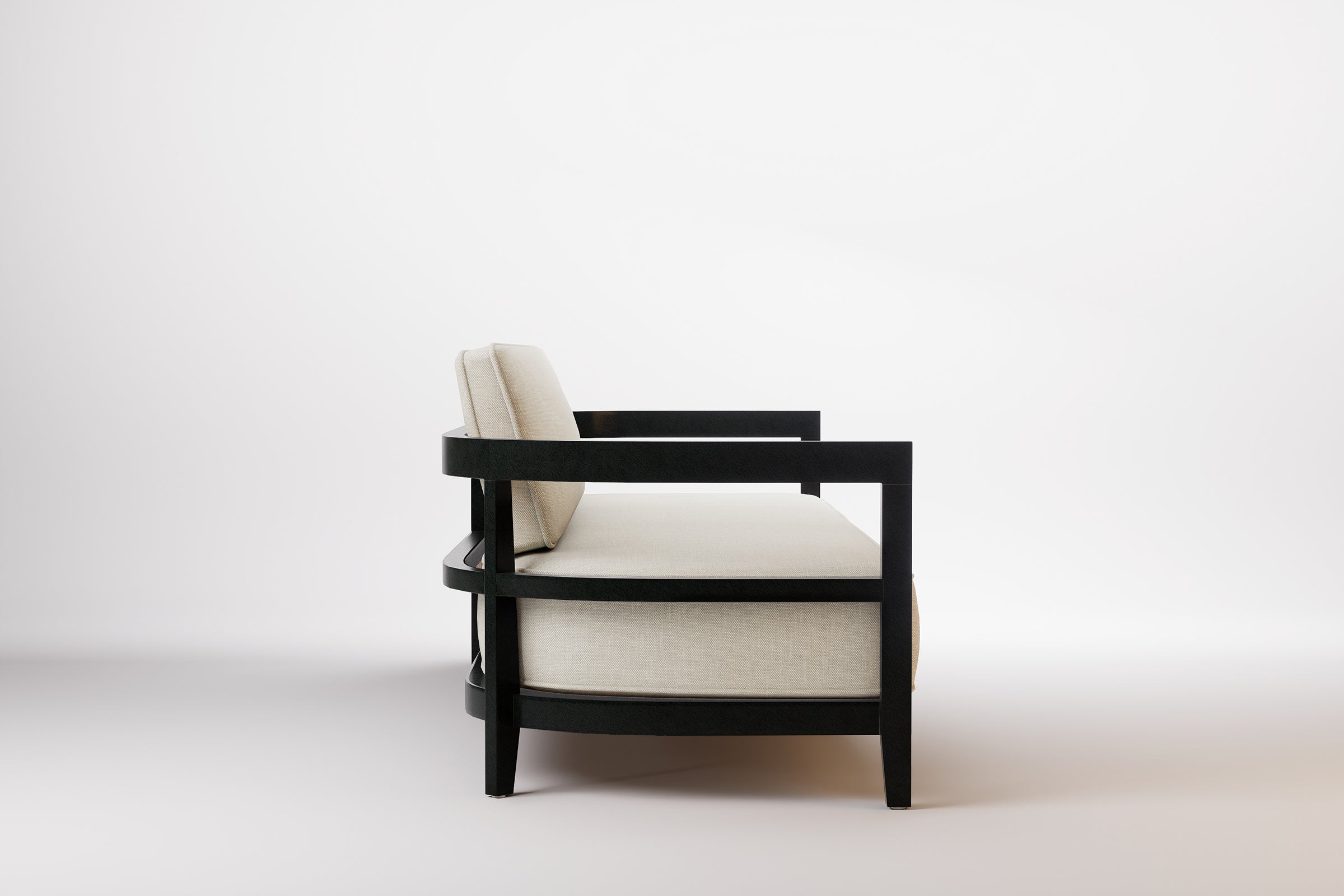 Rome Outdoor Sofa 3 Seat Aluminium