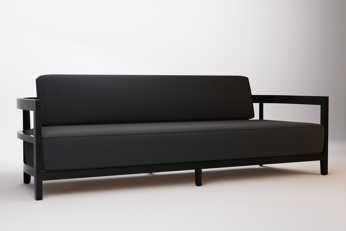 Rome Outdoor Sofa 3 Seat Aluminium