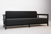 Rome Outdoor Sofa 3 Seat Aluminium