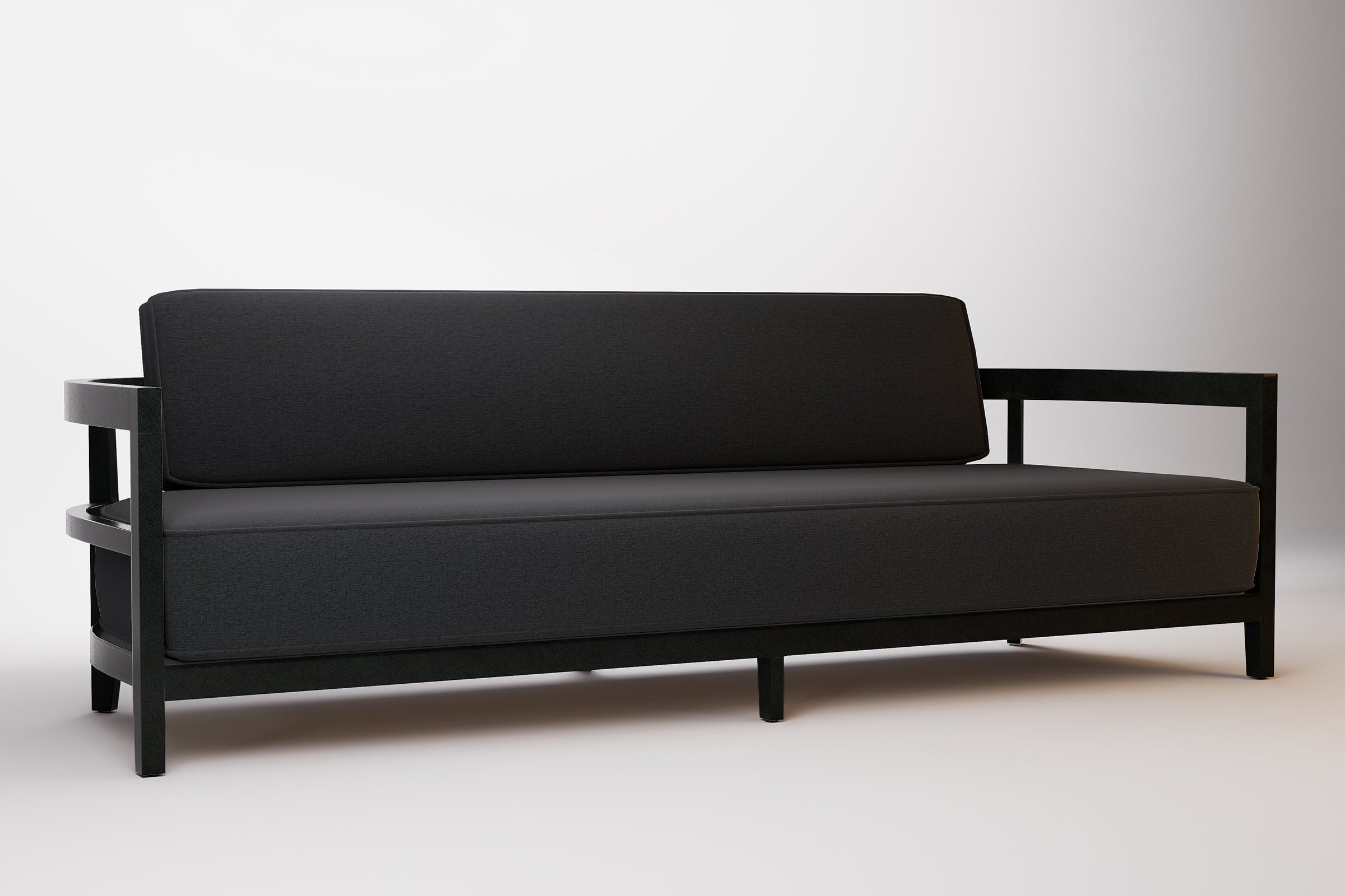 Rome Outdoor Sofa 3 Seat Aluminium