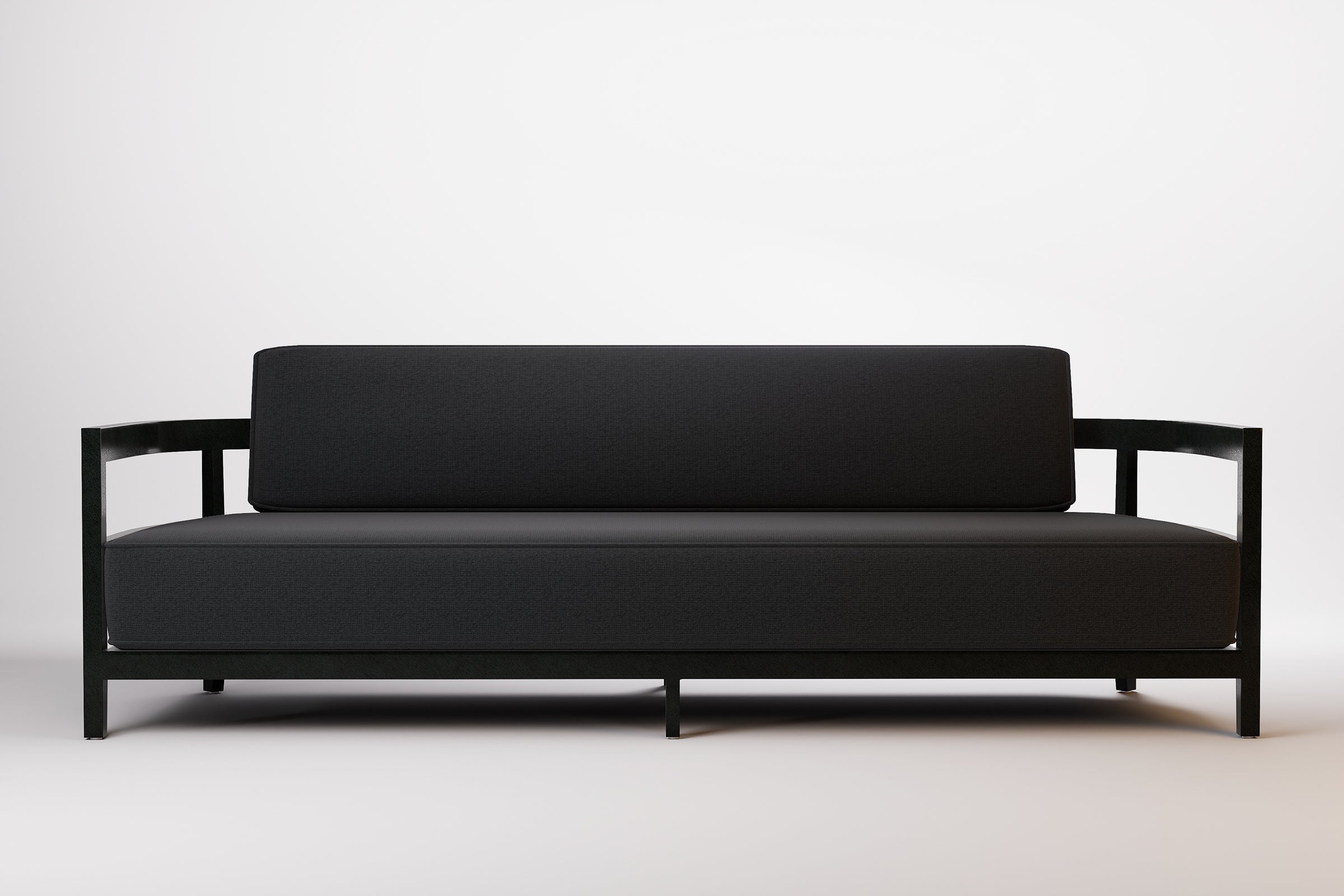 Rome Outdoor Sofa 3 Seat Aluminium