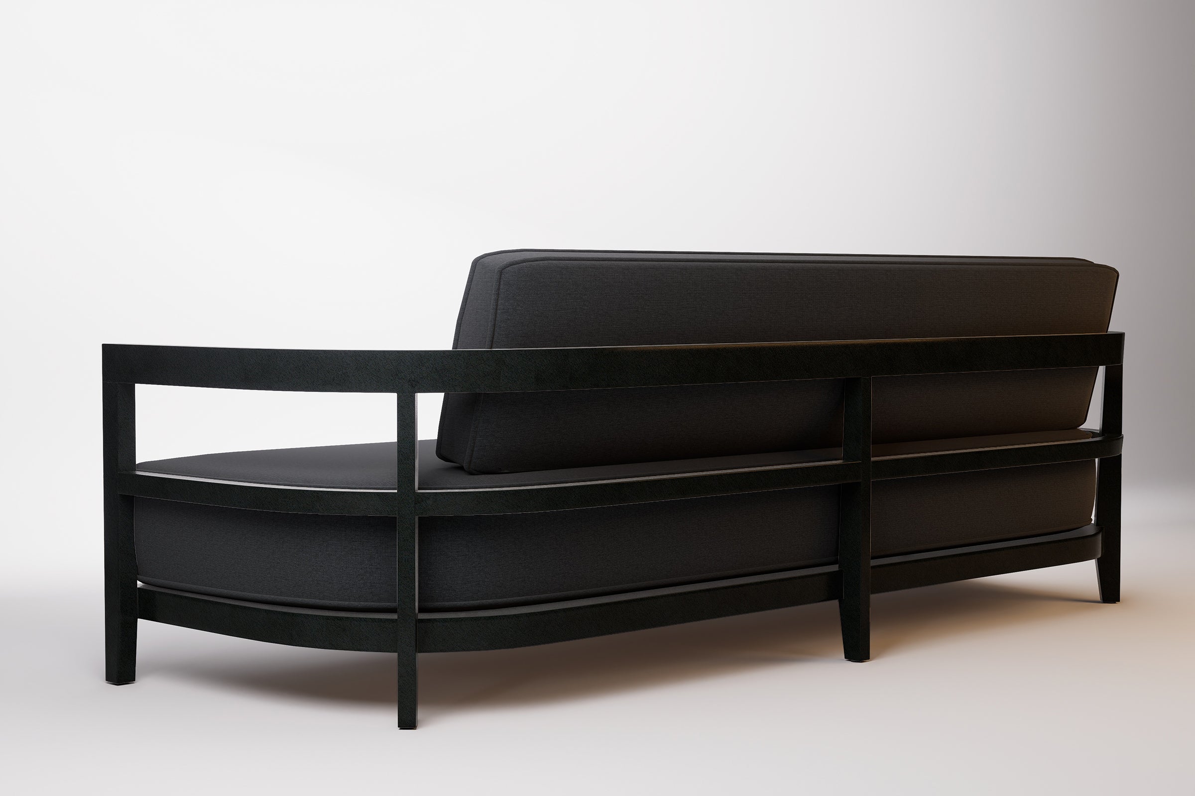 Rome Outdoor Sofa 3 Seat Aluminium