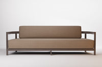 Rome Outdoor Sofa 3 Seat Aluminium