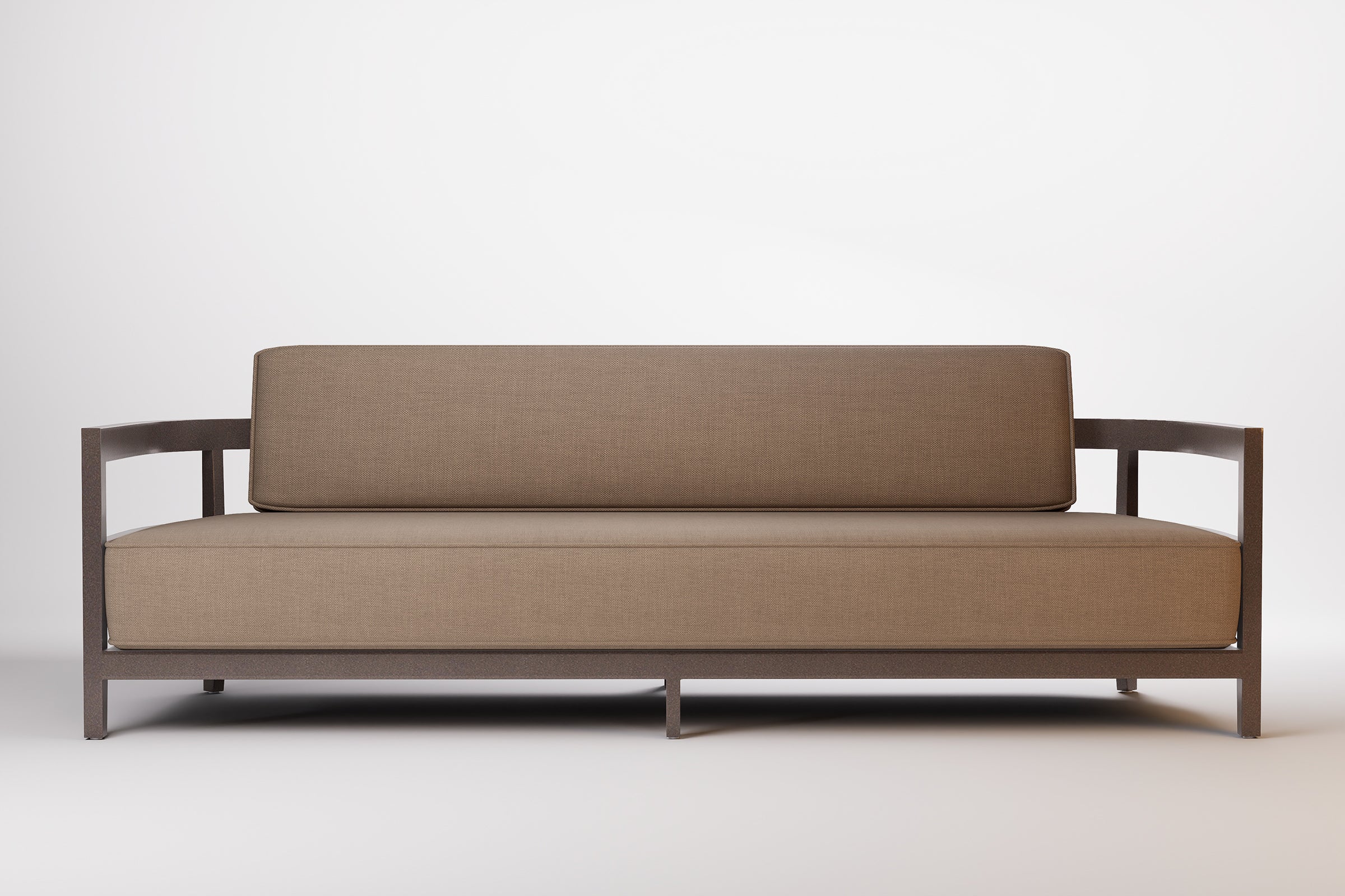 Rome Outdoor Sofa 3 Seat Aluminium