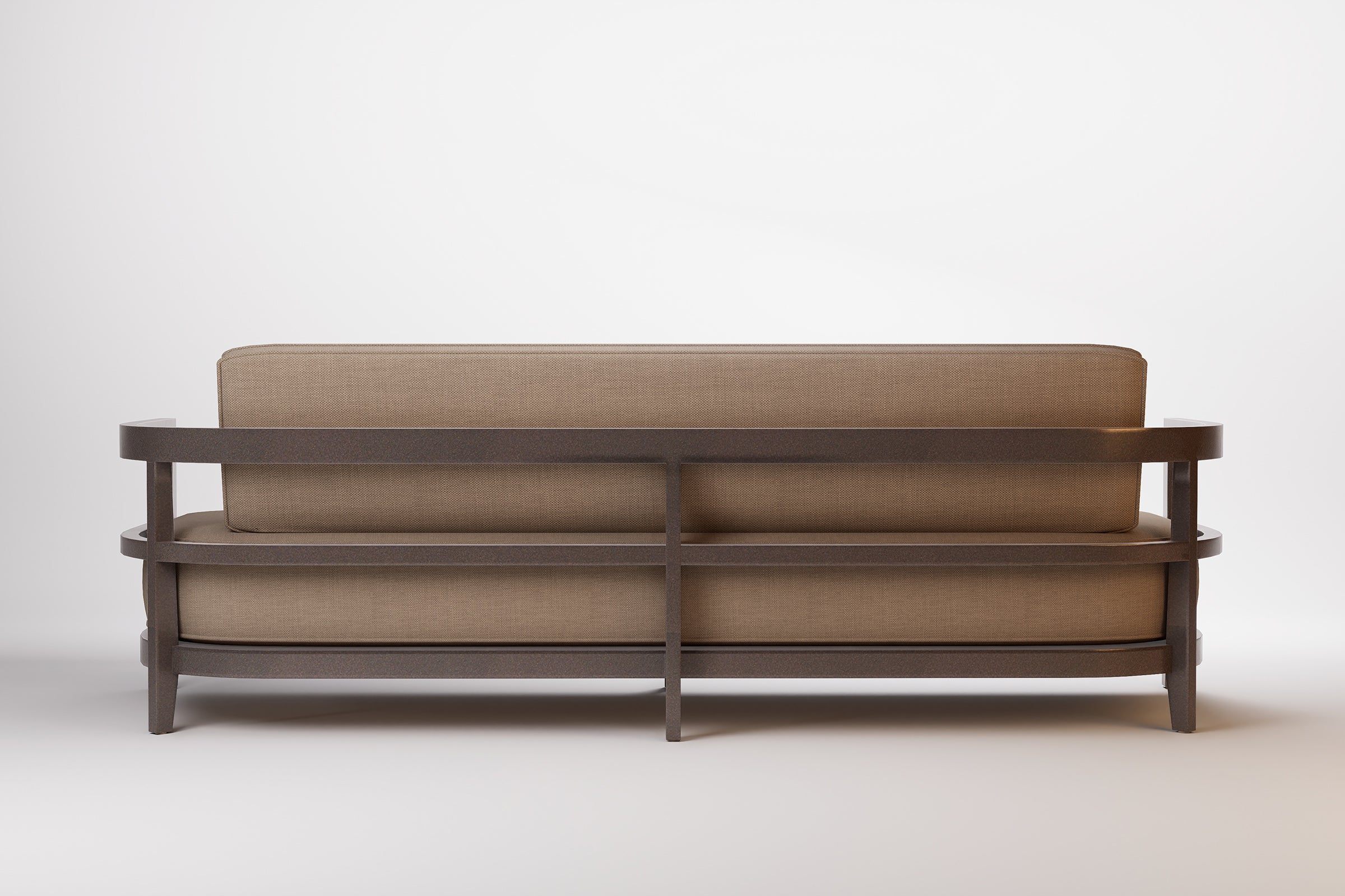 Rome Outdoor Sofa 3 Seat Aluminium