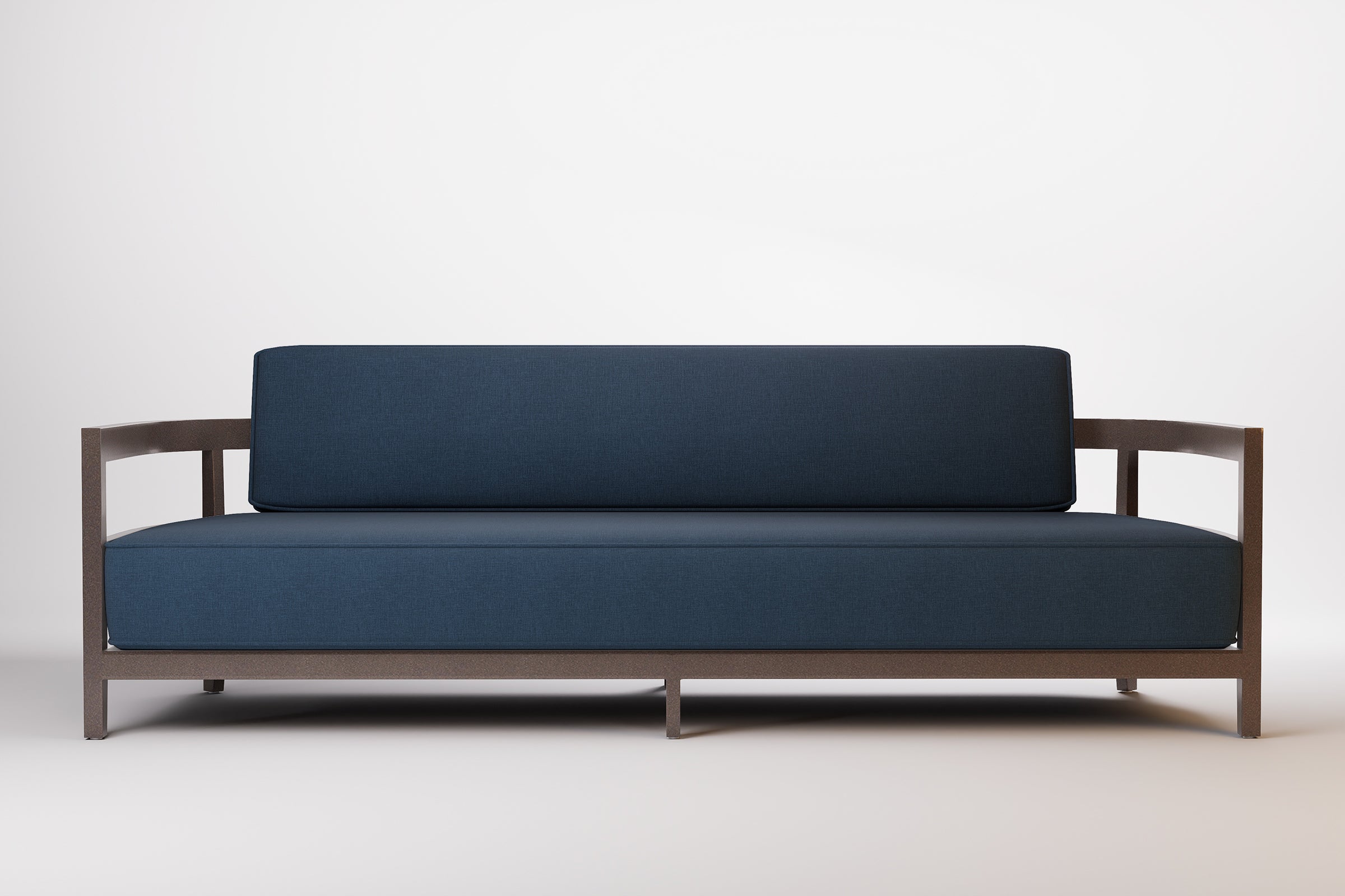 Rome Outdoor Sofa 3 Seat Aluminium