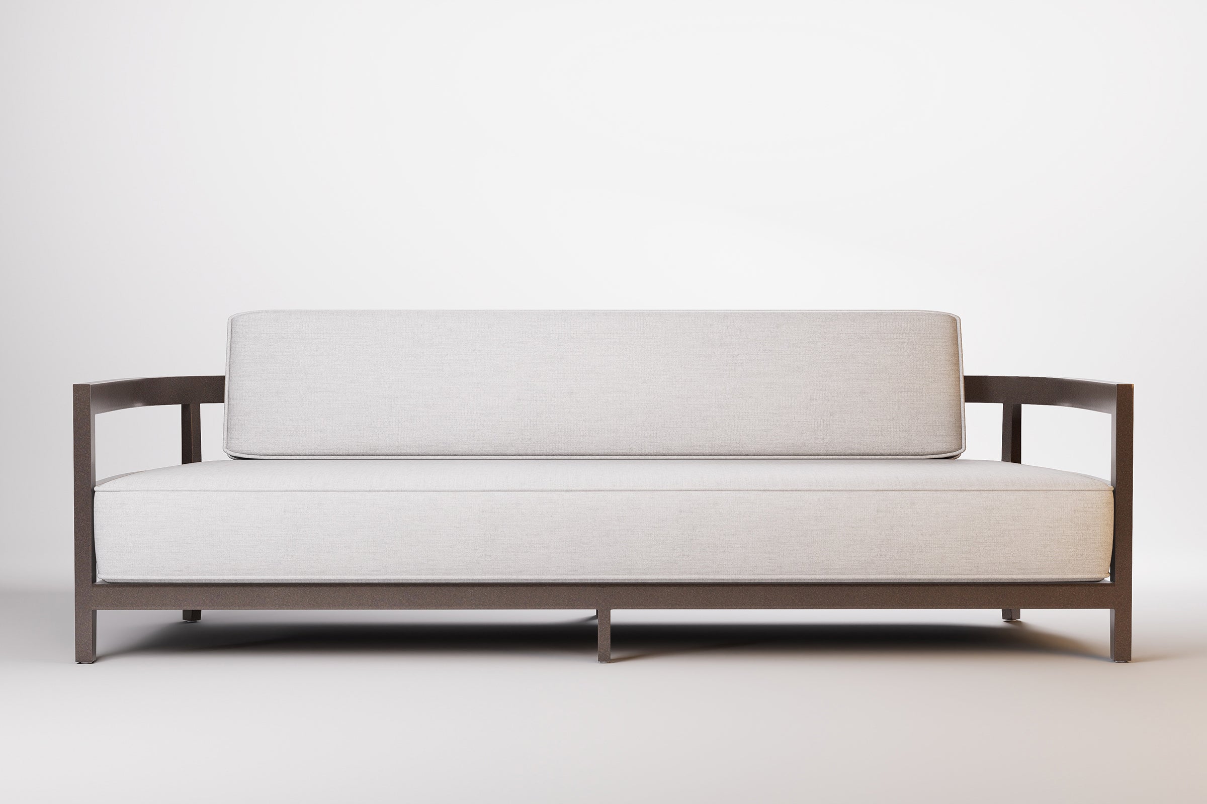 Rome Outdoor Sofa 3 Seat Aluminium