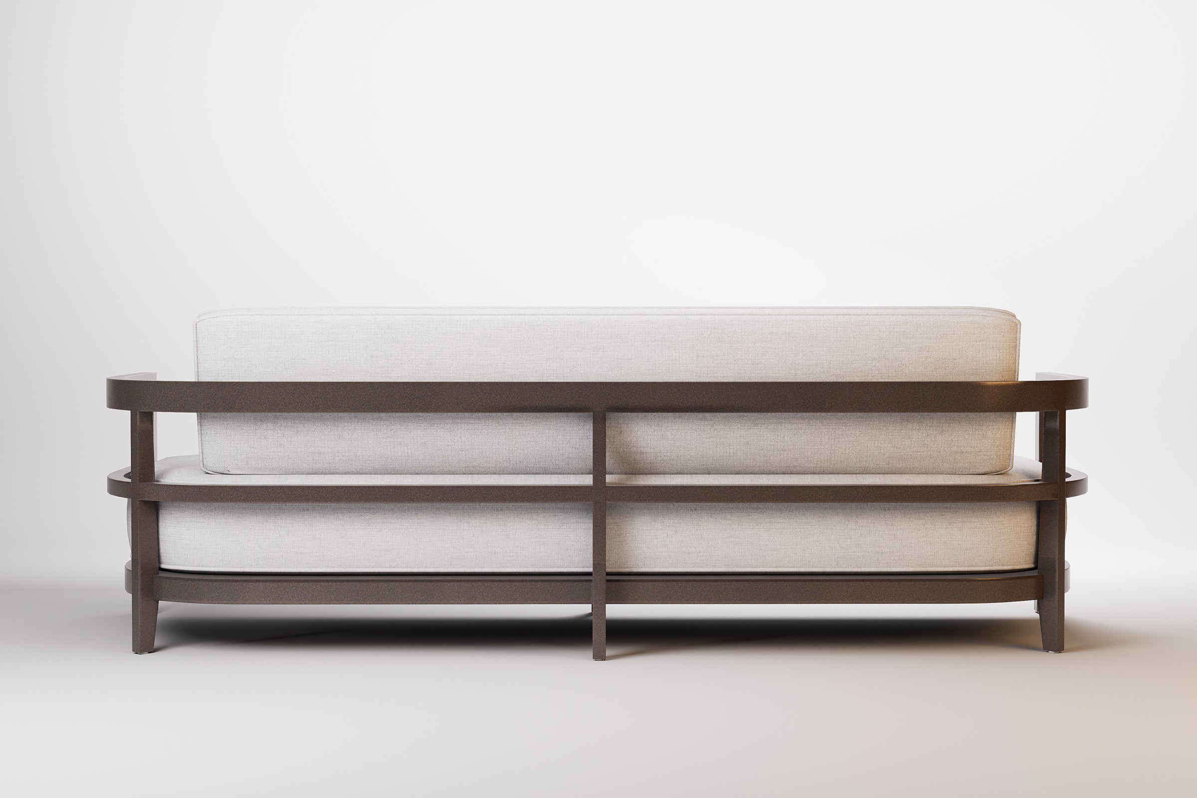 Rome Outdoor Sofa 3 Seat Aluminium