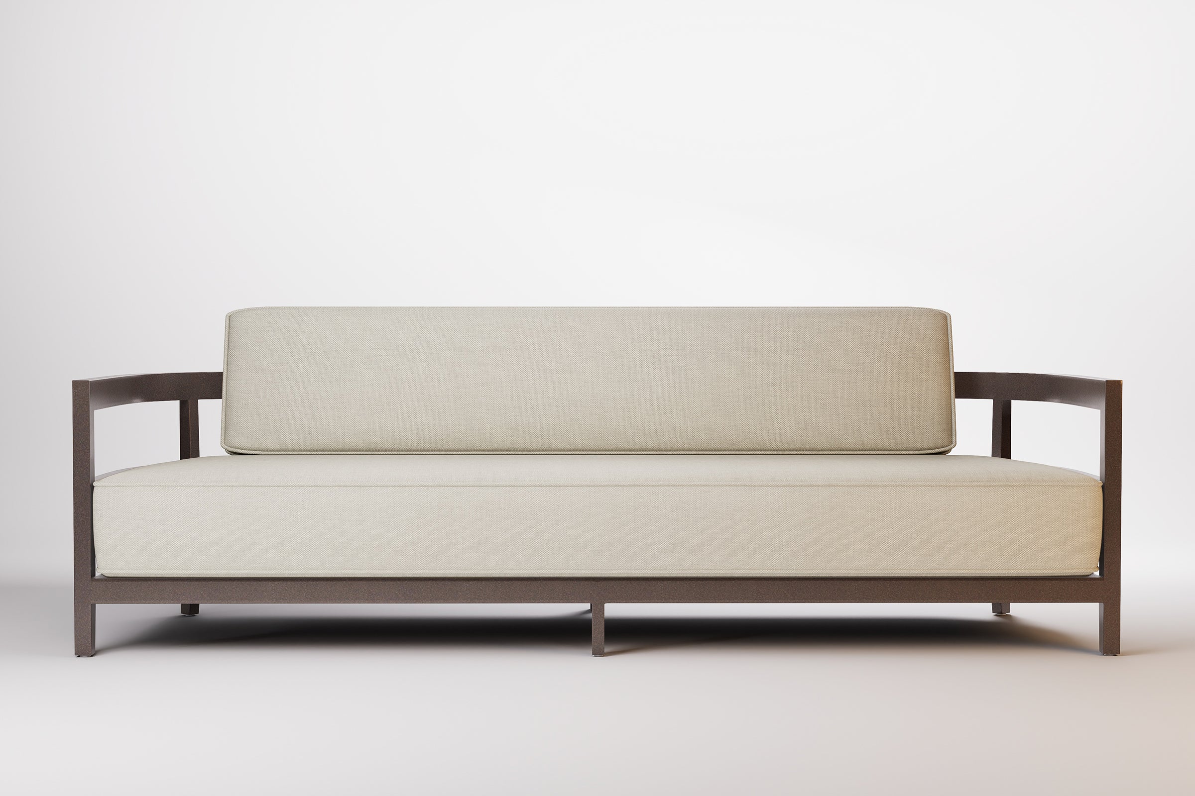 Rome Outdoor Sofa 3 Seat Aluminium