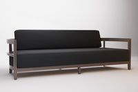 Rome Outdoor Sofa 3 Seat Aluminium