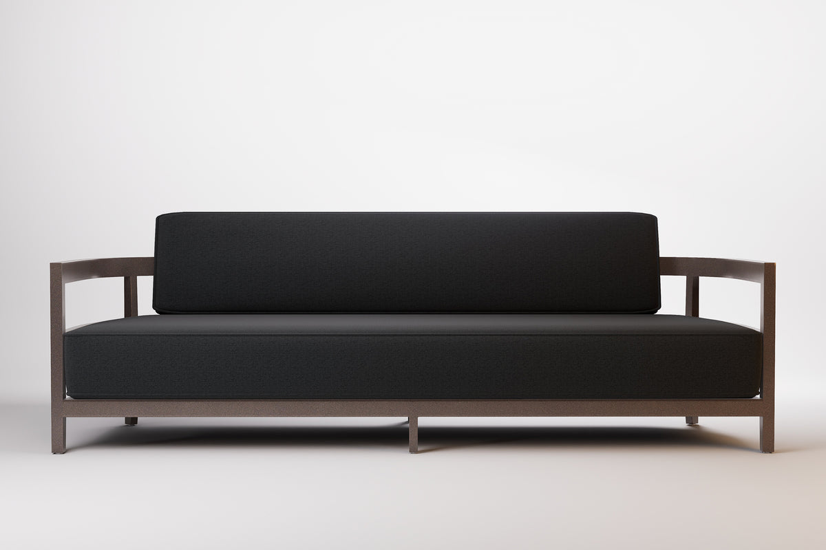 Rome Outdoor Sofa 3 Seat Aluminium
