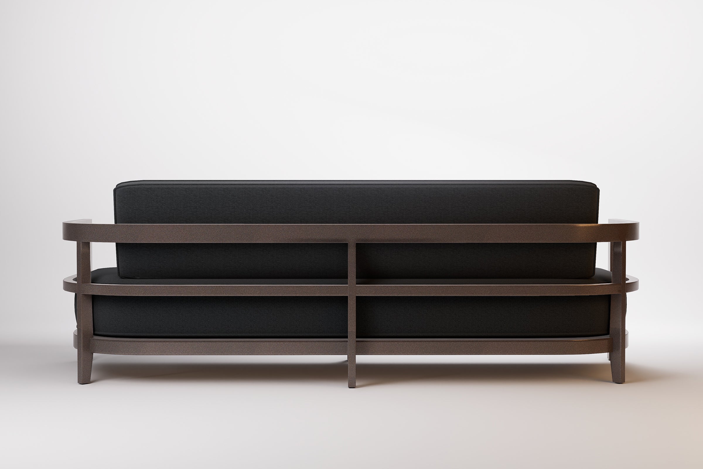 Rome Outdoor Sofa 3 Seat Aluminium