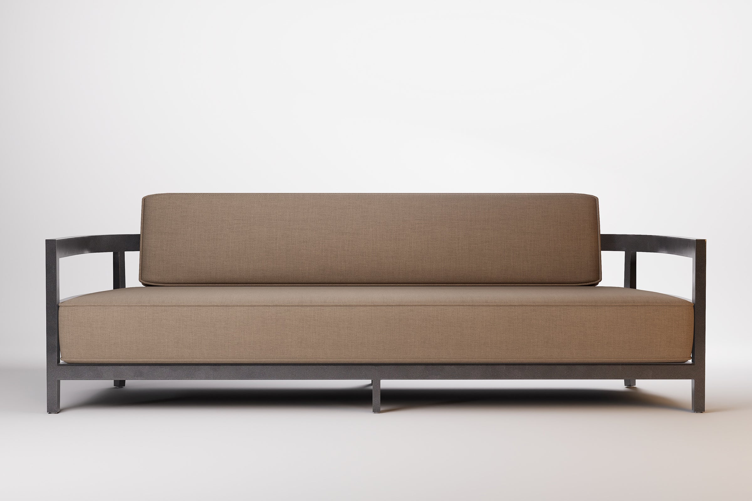Rome Outdoor Sofa 3 Seat Aluminium