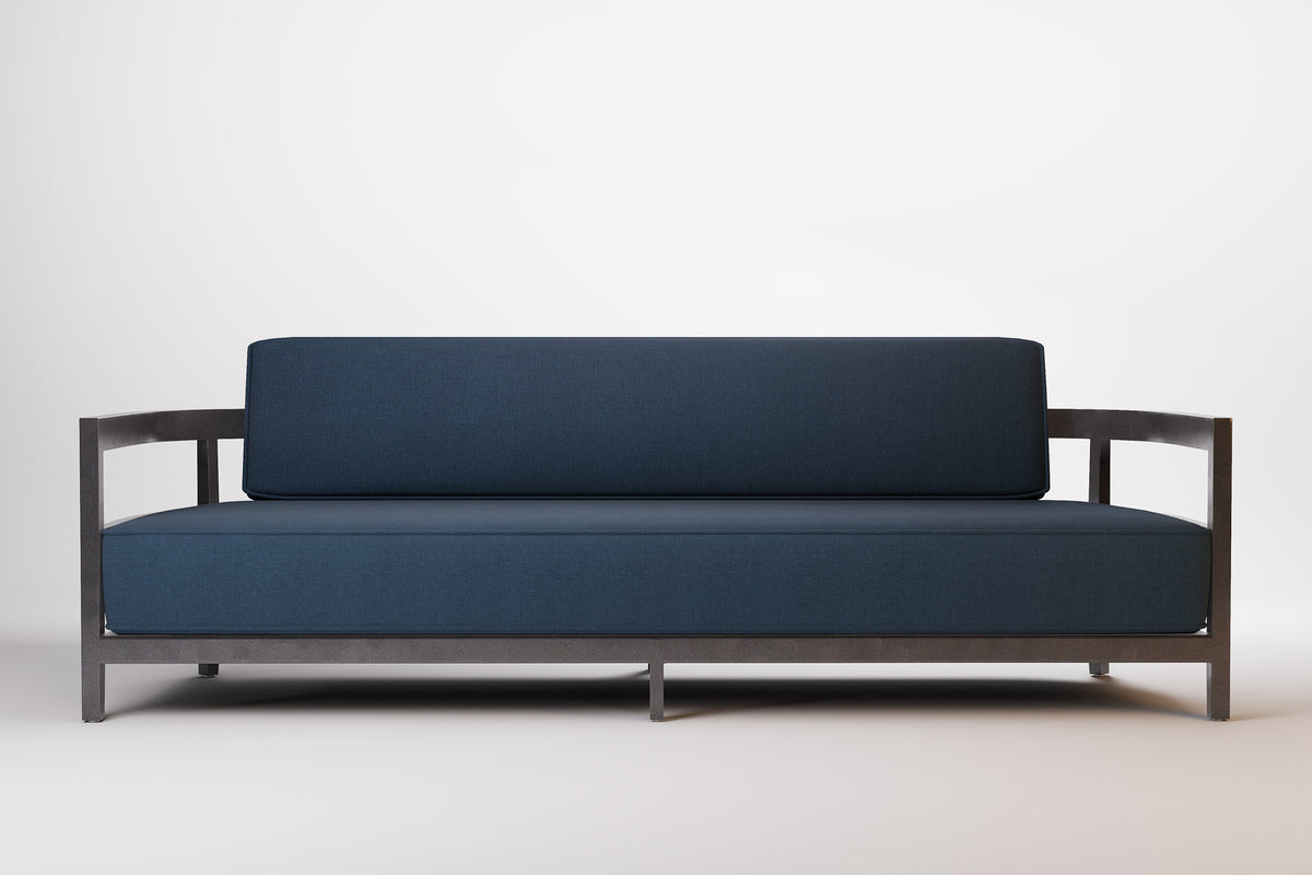 Rome Outdoor Sofa 3 Seat Aluminium