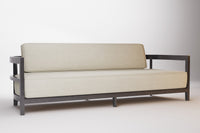 Rome Outdoor Sofa 3 Seat Aluminium