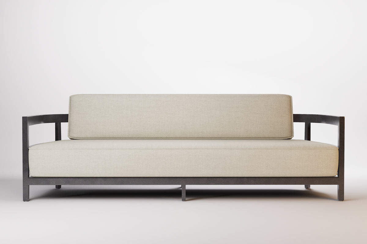 Rome Outdoor Sofa 3 Seat Aluminium