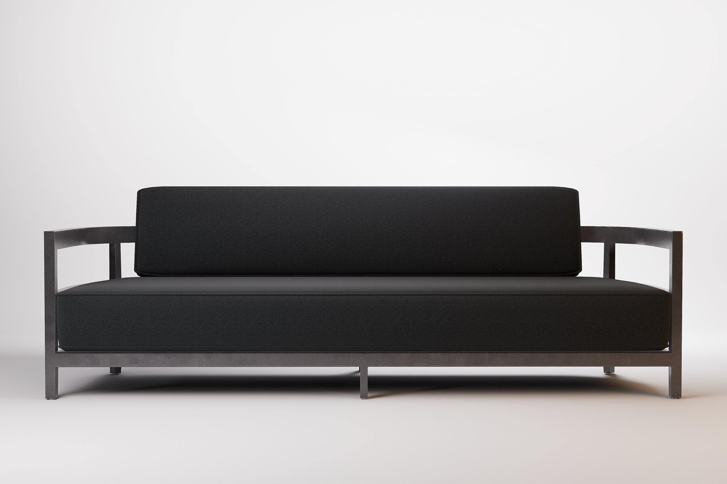 Rome Outdoor Sofa 3 Seat Aluminium