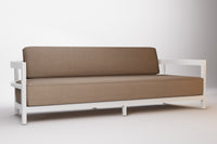Rome Outdoor Sofa 3 Seat Aluminium