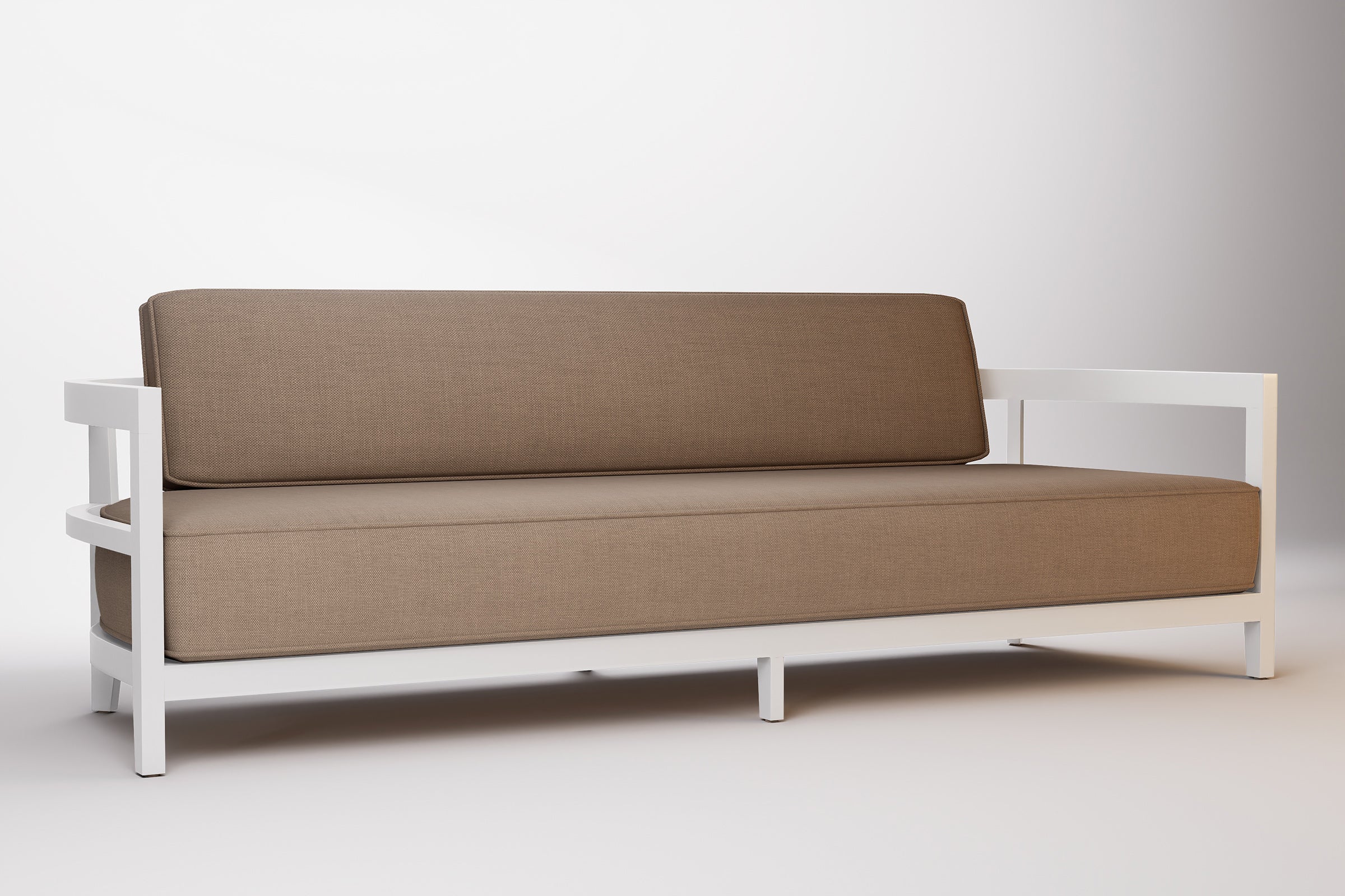 Rome Outdoor Sofa 3 Seat Aluminium