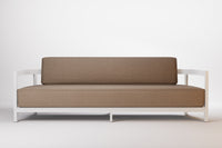 Rome Outdoor Sofa 3 Seat Aluminium
