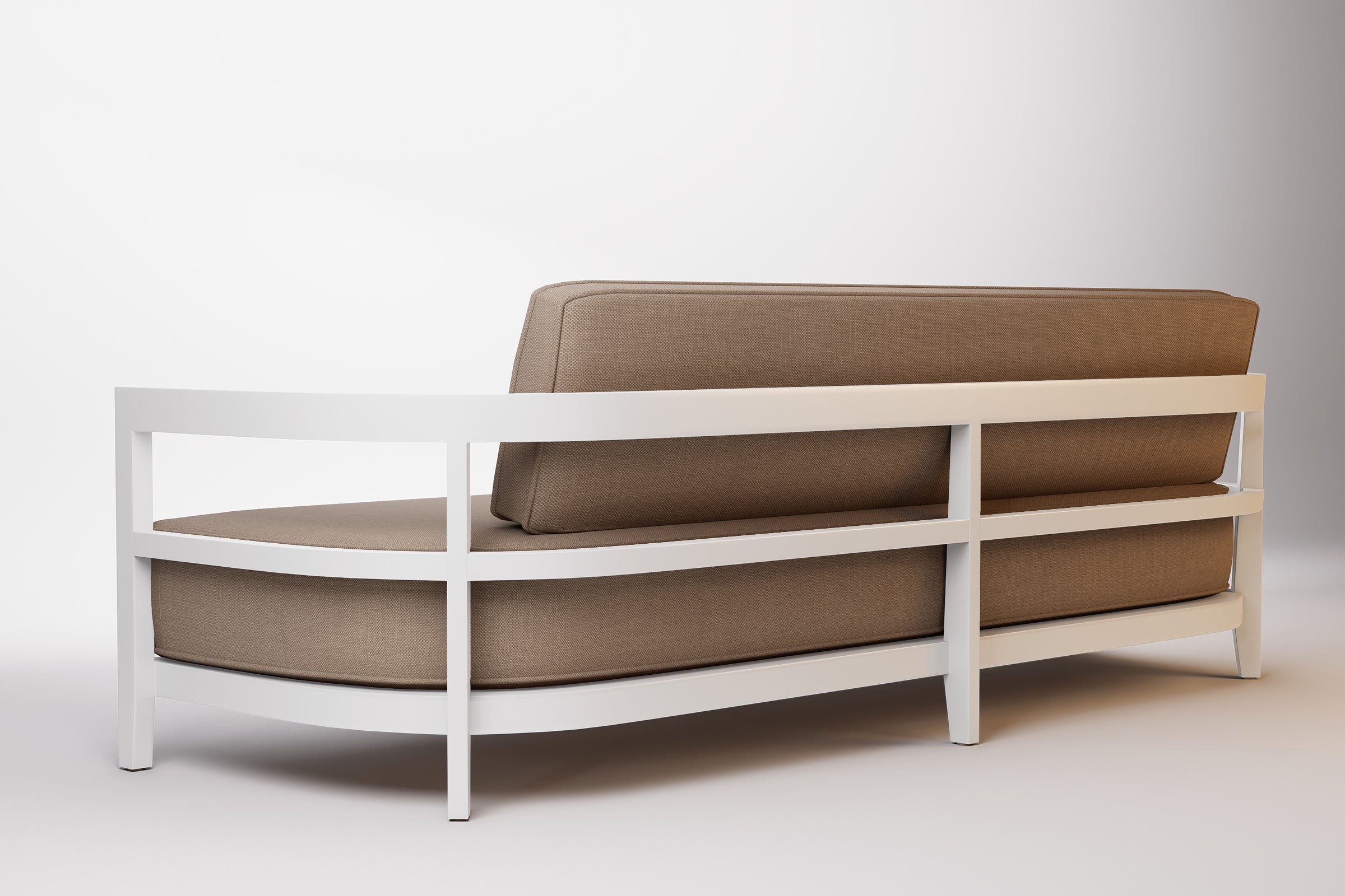 Rome Outdoor Sofa 3 Seat Aluminium