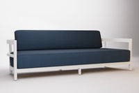 Rome Outdoor Sofa 3 Seat Aluminium