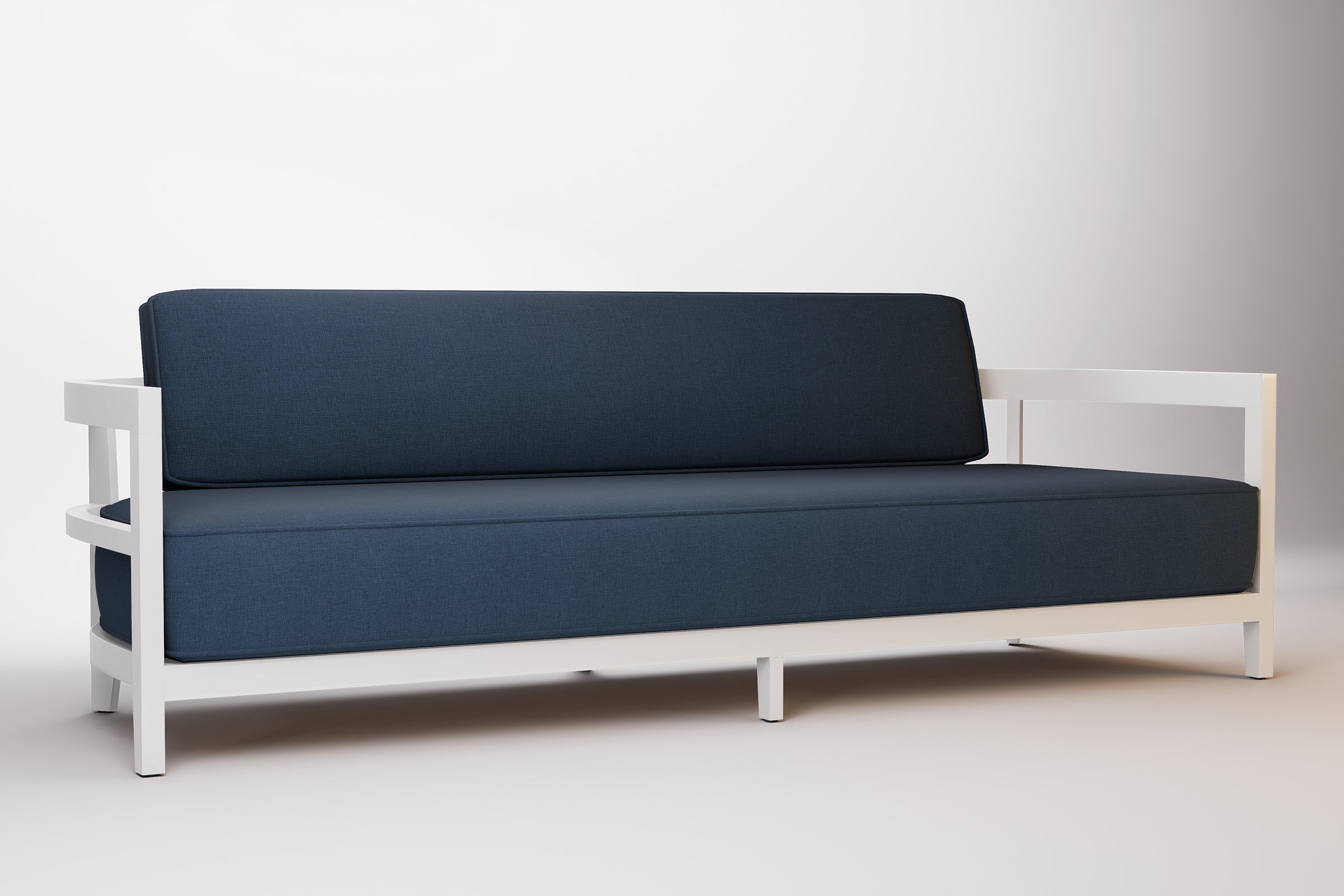 Rome Outdoor Sofa 3 Seat Aluminium