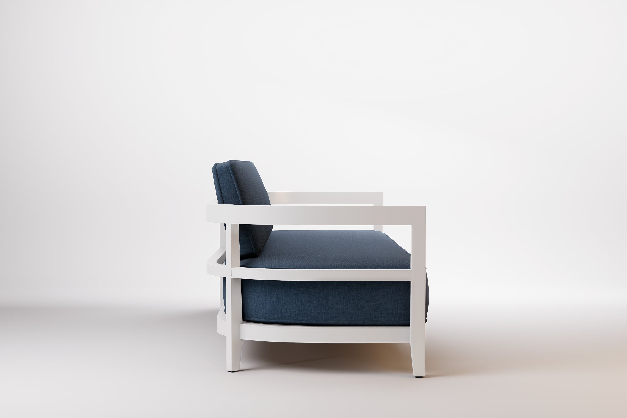 Rome Outdoor Sofa 3 Seat Aluminium