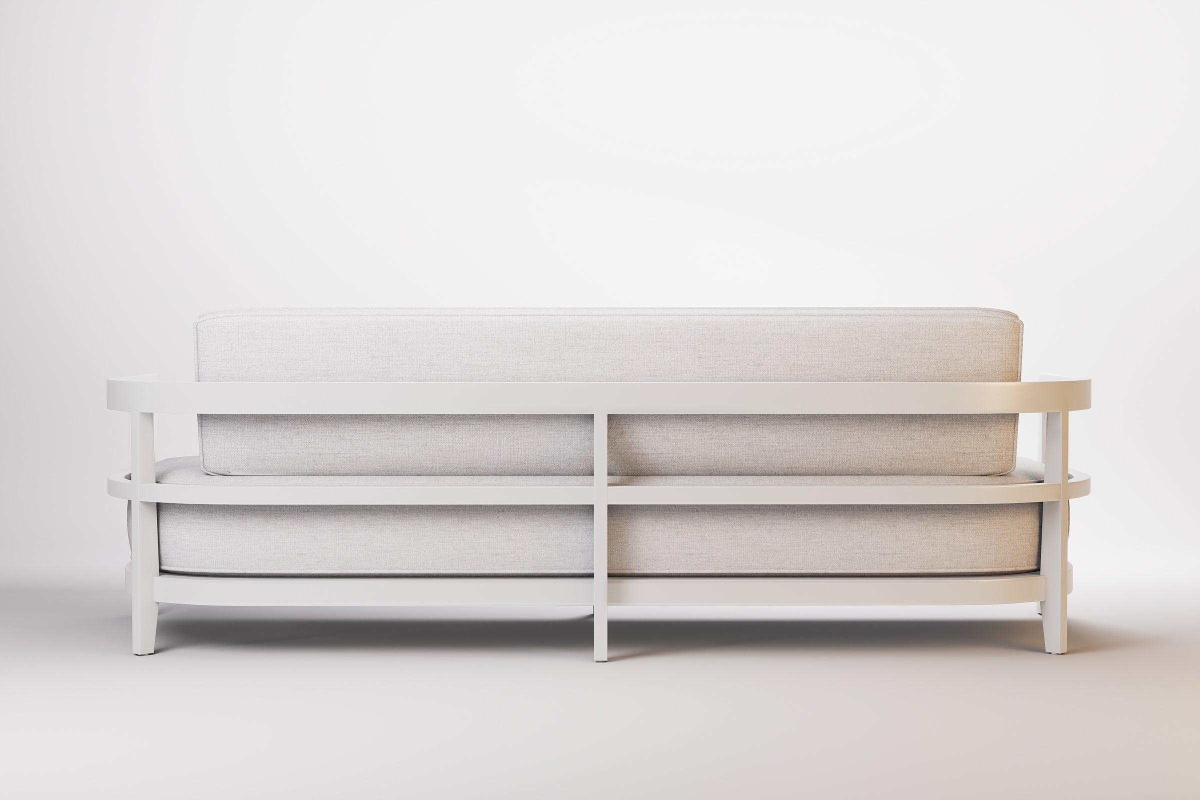 Rome Outdoor Sofa 3 Seat Aluminium
