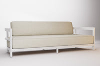 Rome Outdoor Sofa 3 Seat Aluminium