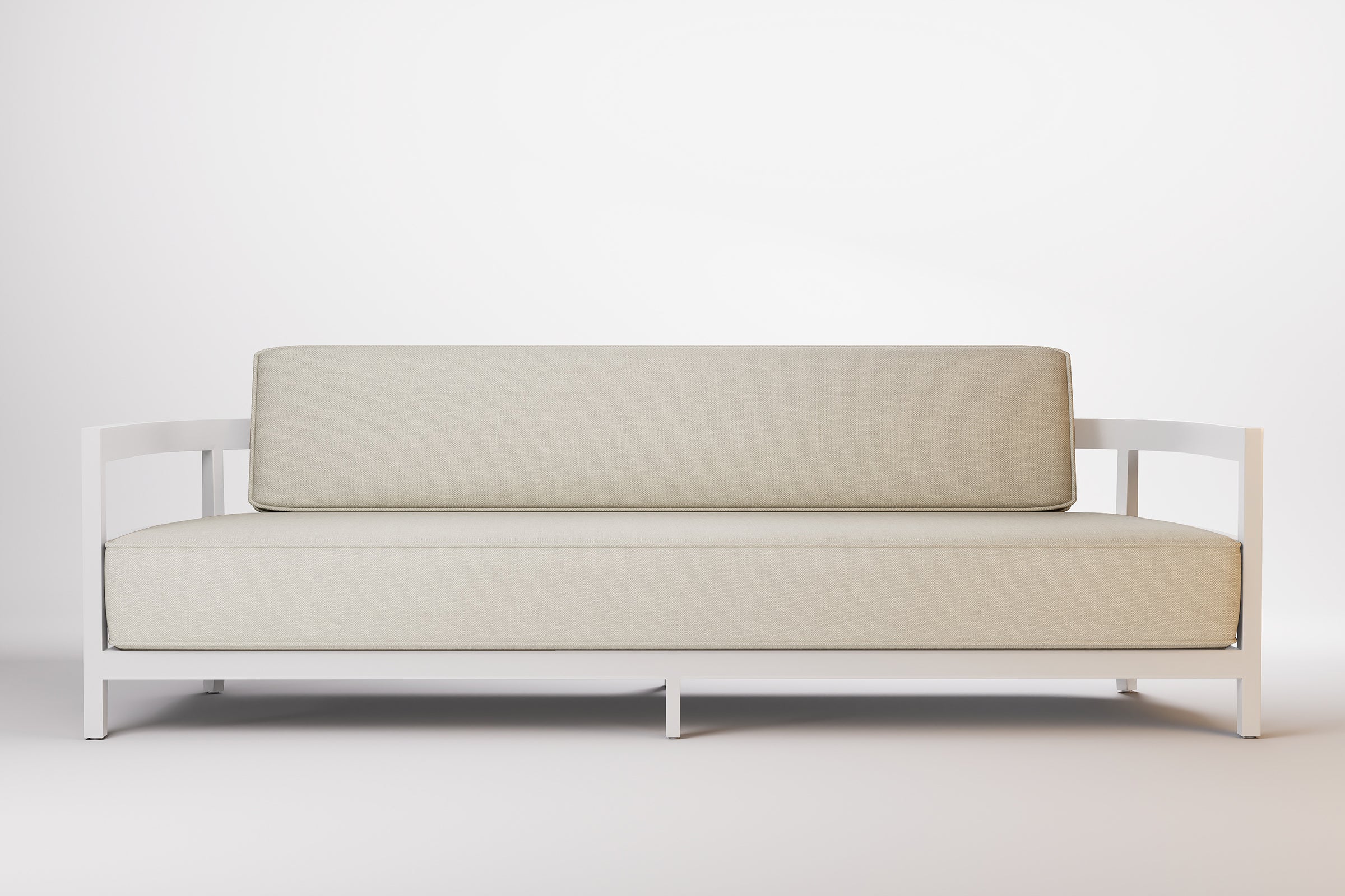Rome Outdoor Sofa 3 Seat Aluminium