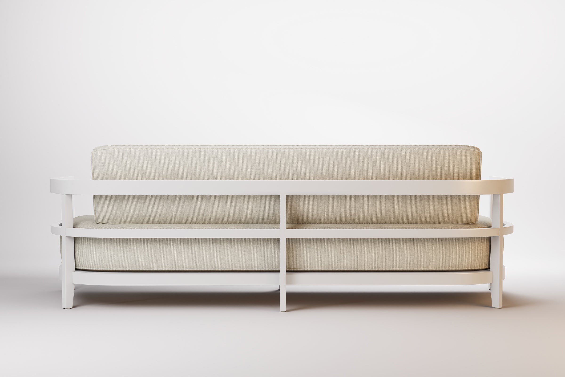 Rome Outdoor Sofa 3 Seat Aluminium