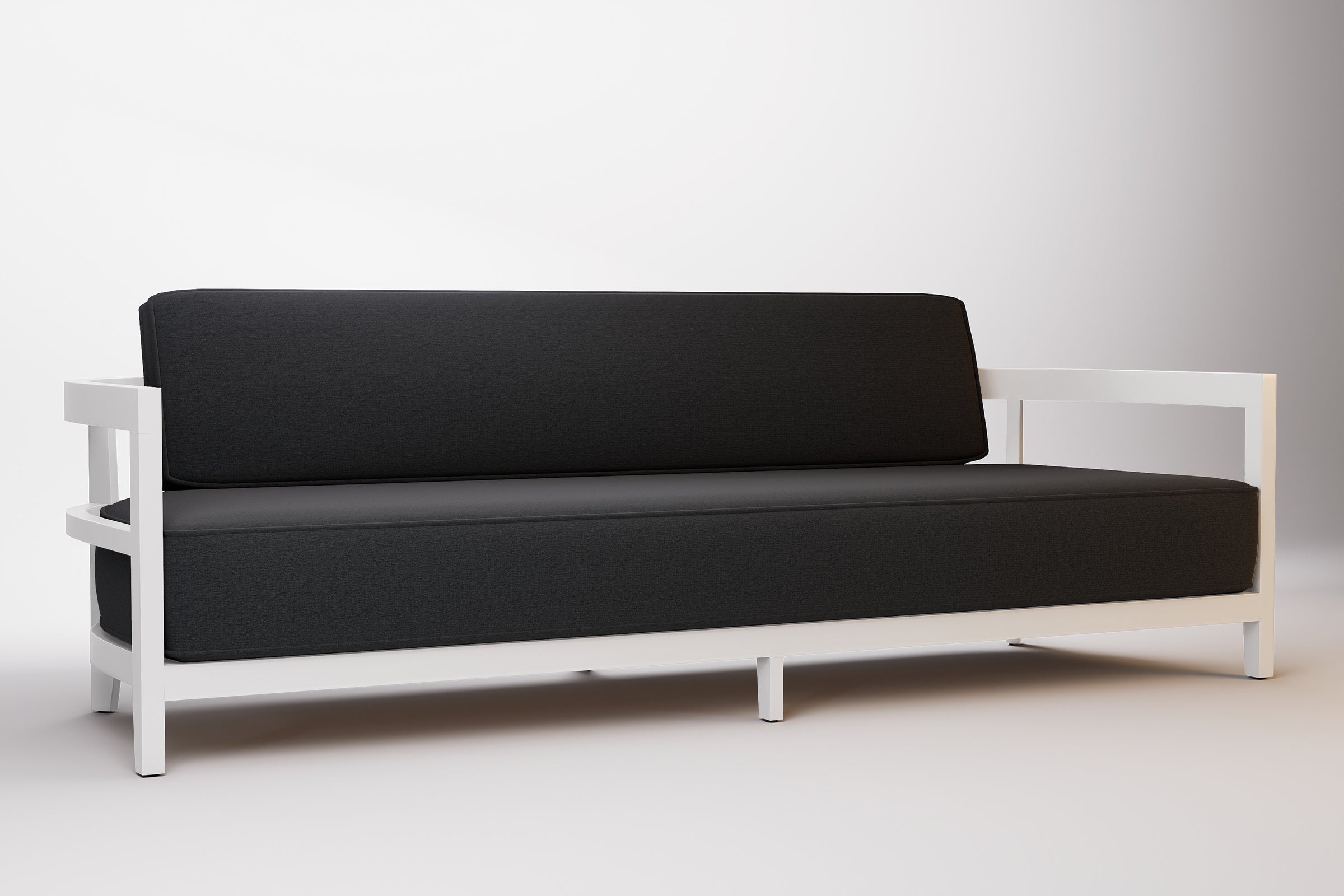 Rome Outdoor Sofa 3 Seat Aluminium