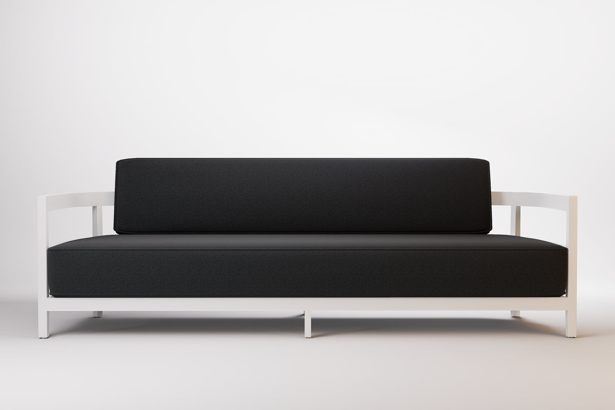 Rome Outdoor Sofa 3 Seat Aluminium