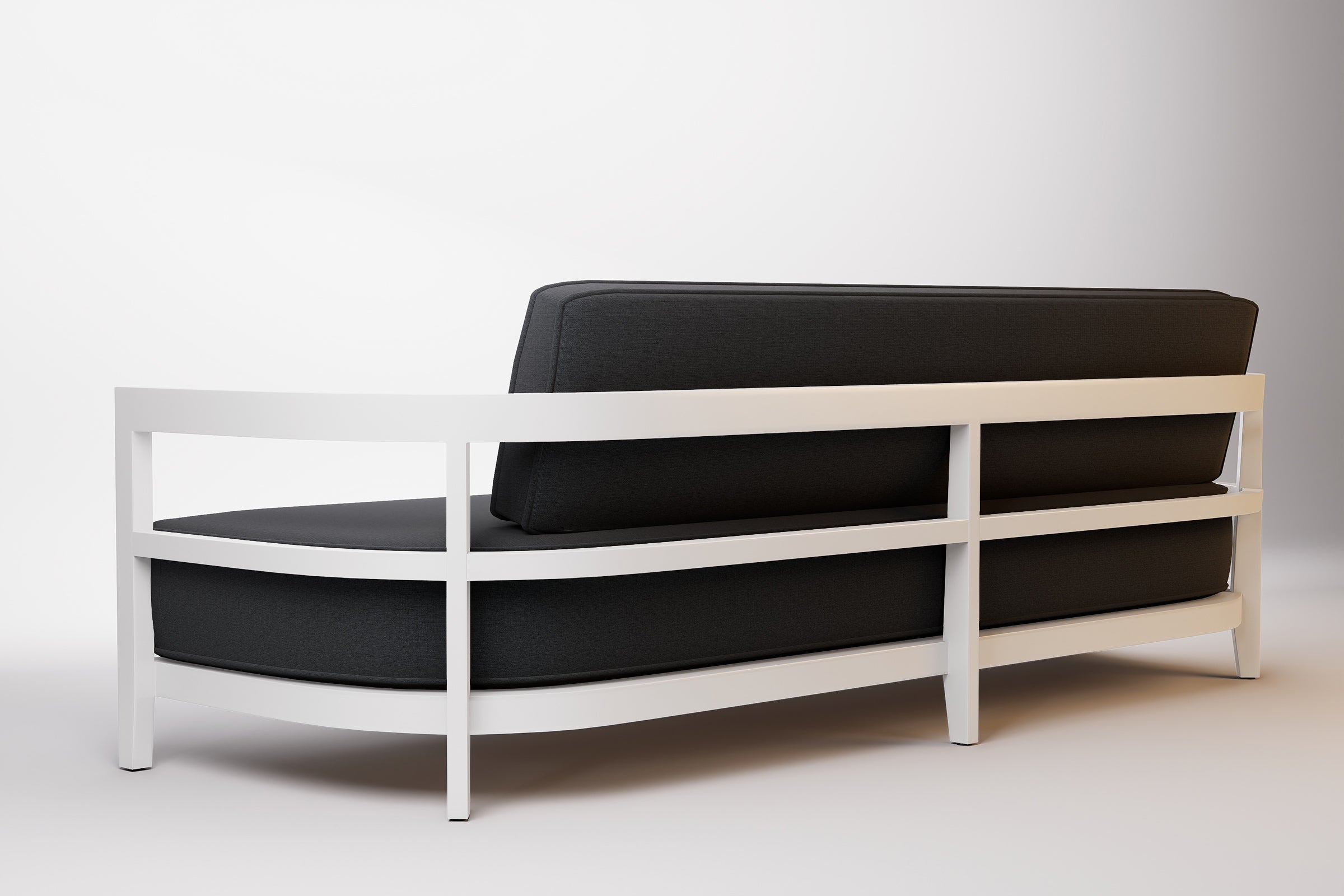 Rome Outdoor Sofa 3 Seat Aluminium