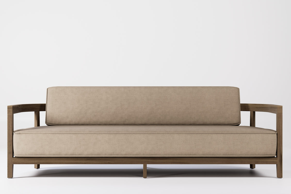 Rome Outdoor Sofa 3 Seat Teak