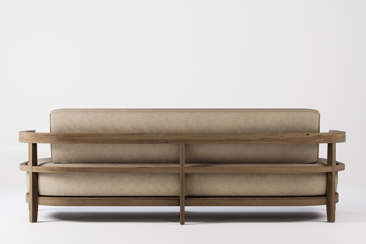 Rome Outdoor Sofa 3 Seat Teak