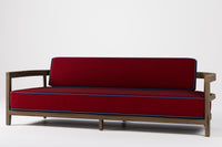 Rome Outdoor 3 Seat Sofa Teak