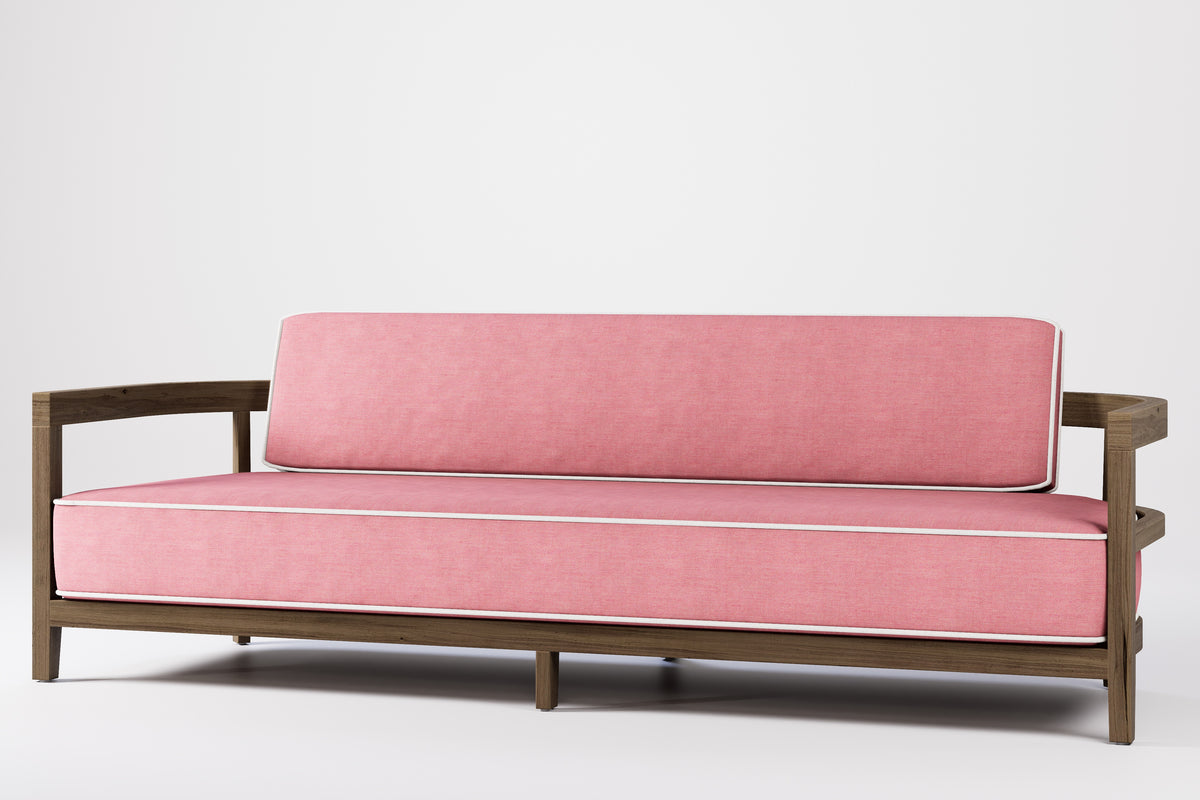 Rome Outdoor 3 Seat Sofa Teak