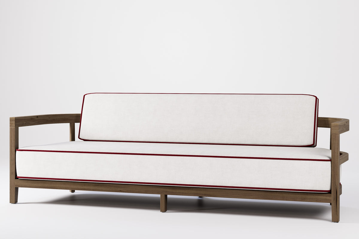 Rome Outdoor 3 Seat Sofa Teak