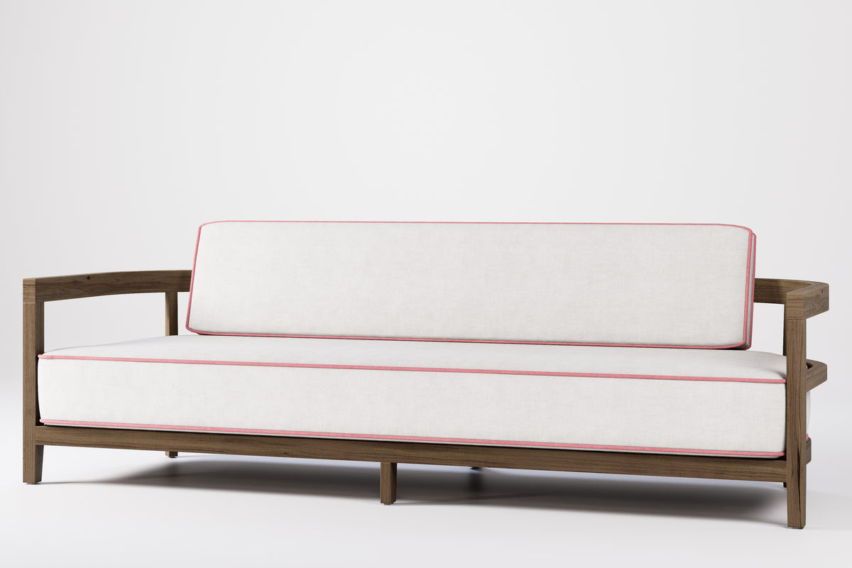 Rome Outdoor 3 Seat Sofa Teak