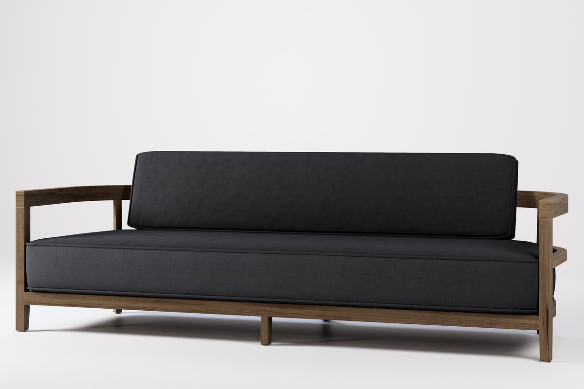 Rome Outdoor Sofa 3 Seat Teak