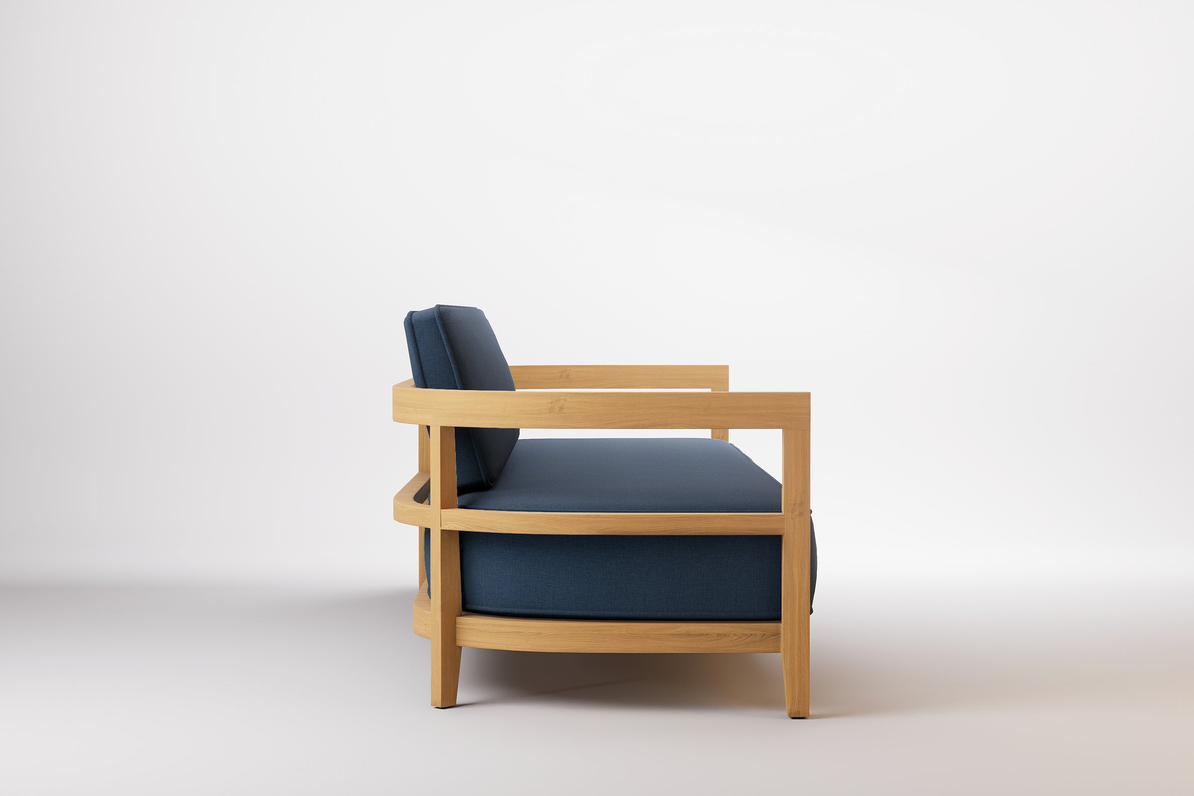 Rome Outdoor Sofa 3 Seat Teak
