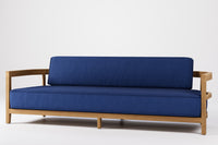 Rome Outdoor Sofa 3 Seat Teak