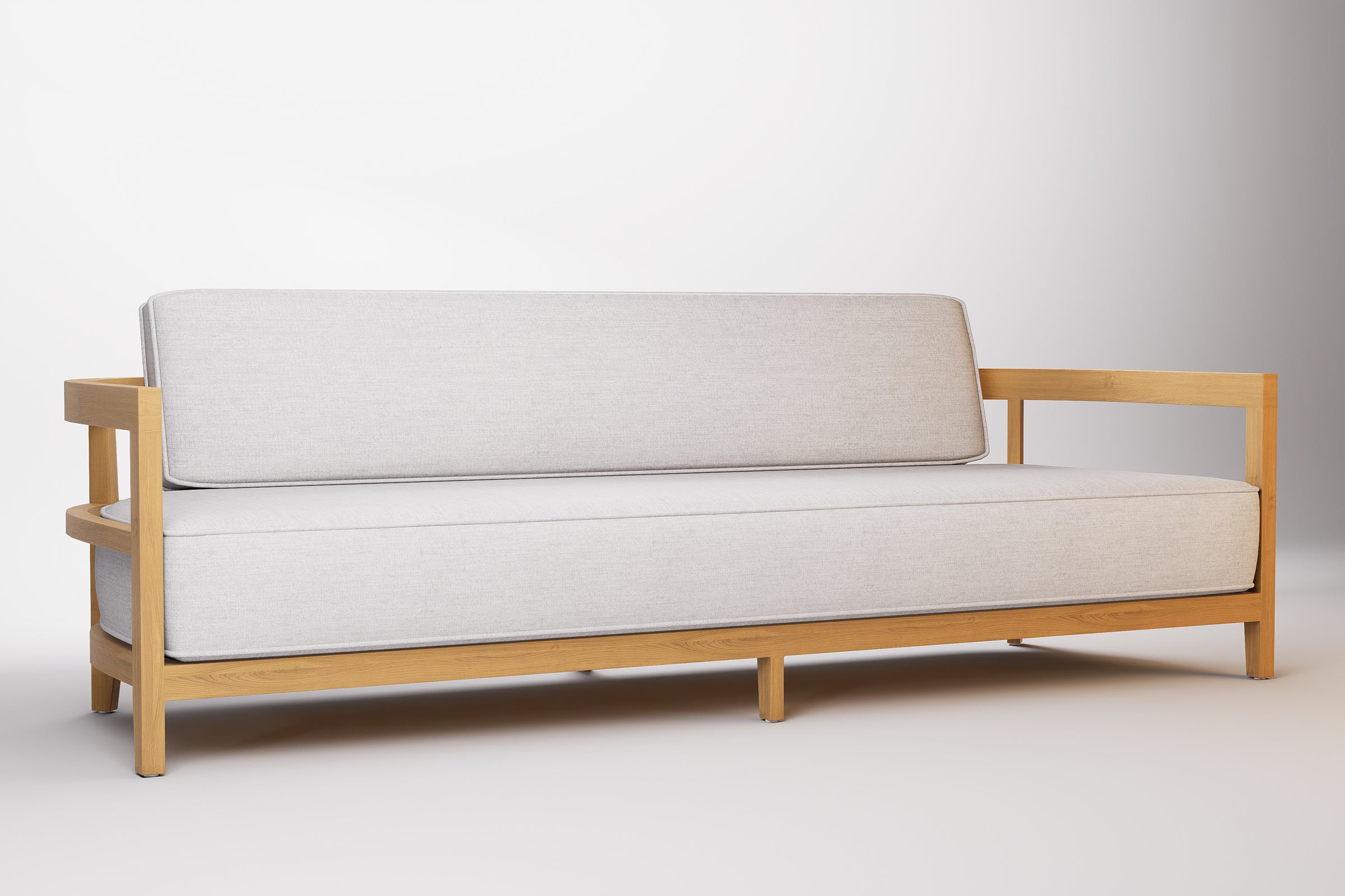 Rome Outdoor Sofa 3 Seat Teak