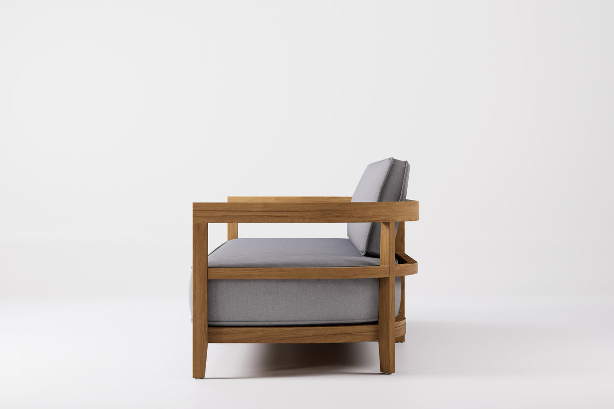 Rome Outdoor Sofa 3 Seat Teak