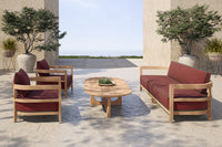 Rome Outdoor 3 Seat Sofa Teak