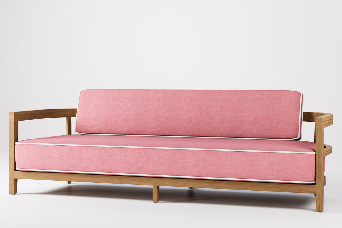 Rome Outdoor 3 Seat Sofa Teak