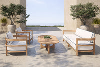 Rome Outdoor 3 Seat Sofa Teak