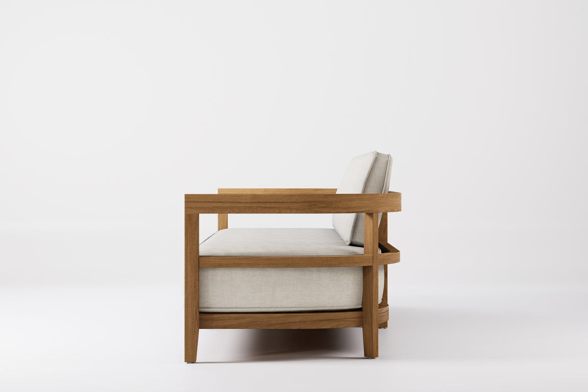 Rome Outdoor Sofa 3 Seat Teak